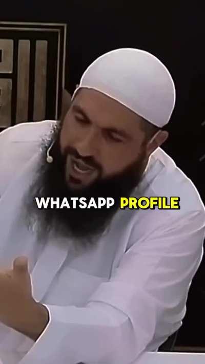 Even posting a profile pic is haram