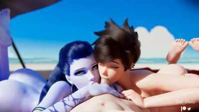 Widowmaker and Tracer (ent_duke)