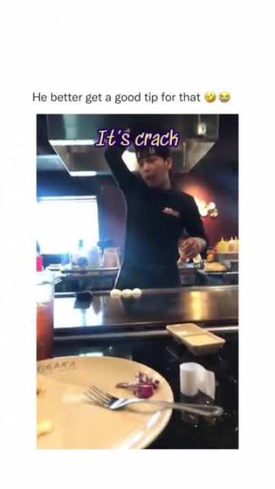 This hibachi chef.