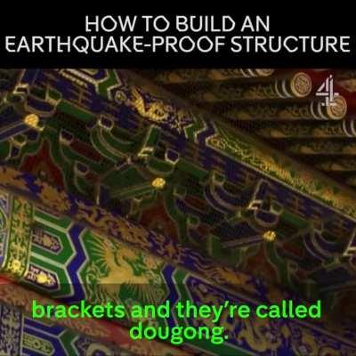 This is how earthquake-proof structures of China's forbidden city are made.