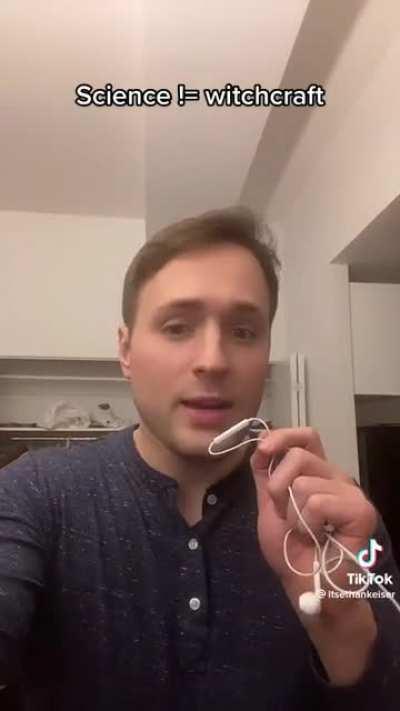 Guy calling out TikTok witchcraft.