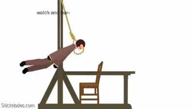 Spy hanging himself in sticknodes