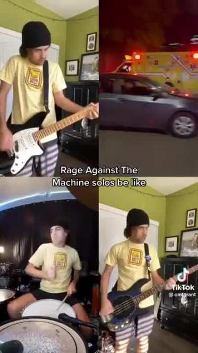 Rage Against the Machine solos be like