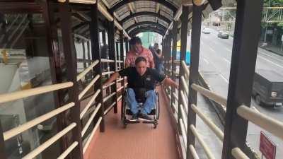 MMDA's Wheelchair Ranp