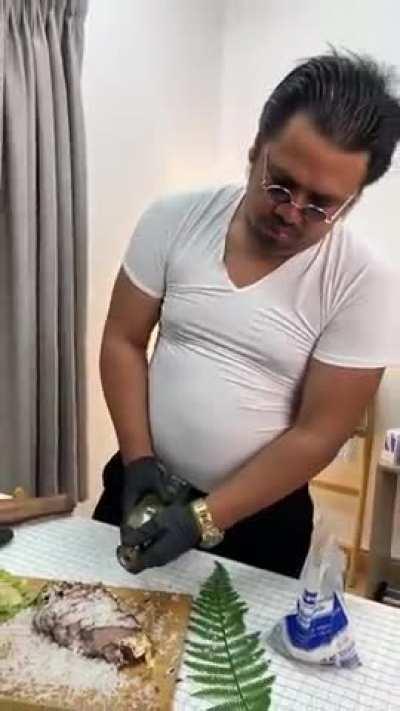 For those that intensely dislike Salt Bae