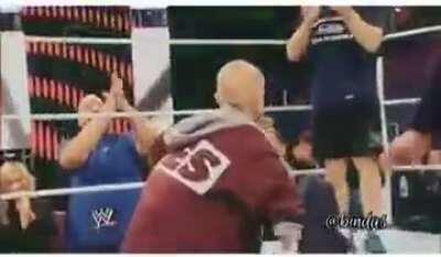 This child was a cancer patient and his last wish to fight Triple H which was fulfilled after a social media campaign for him.