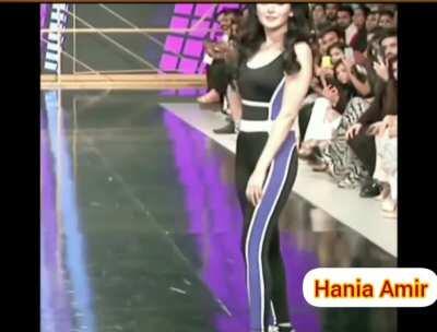 Hania Amir Shows Her Body In Tight Dress