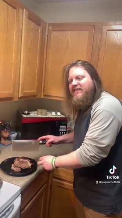 Two Professional Chefs Prepare You A Steak Dinner.