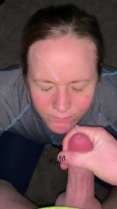 I was dared on another page to suck my husbands friends cock. So I did. He even came on my face 