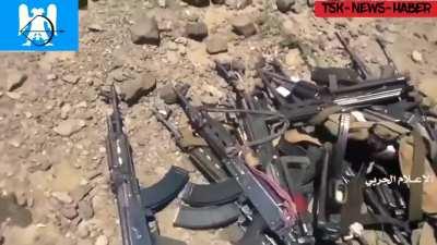 Yemen Houthis captured many weapons and prisoners. 2 saudi m163 vads also captured. 23/06/21