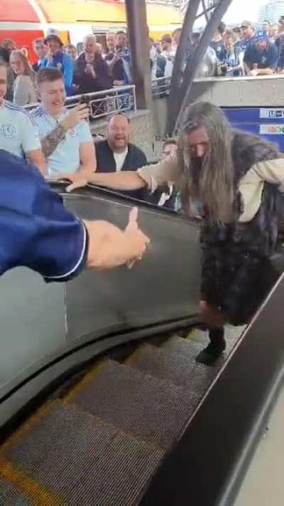 Scottish fan fighting for his life