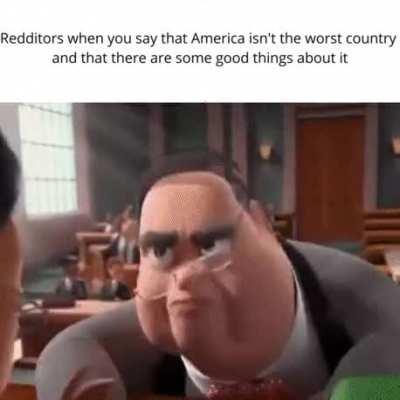 Hahaha America bad lol