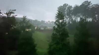 north georgia evening rain