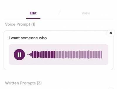 Hinge added the ability to record a voice prompt. Took me a minute to think of what to put there but I think this is the perfect answer.