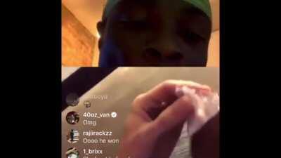 Rapper retch is the king of ig live content imo. Gets guy to eat molly out a girls ass.