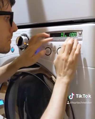 Harry Potter theme on the washing machine