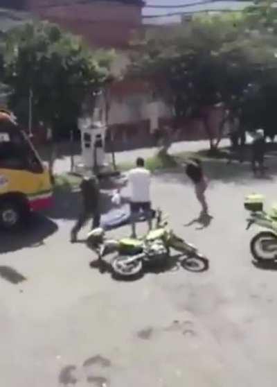 WCGW If you try to stole cop’s bike