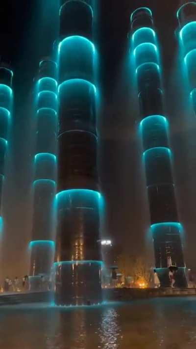 Fountains in Chengdu, China