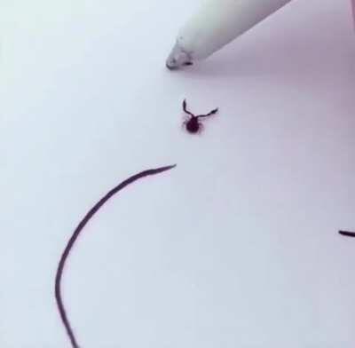 Watch Pseudoscorpions die inside.