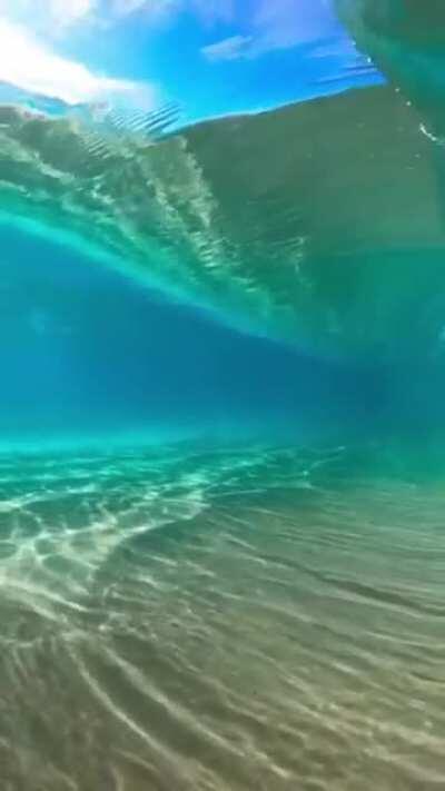 Crystal clear waves!