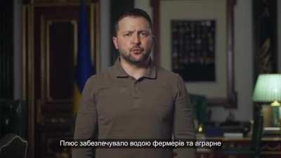 President Zelensky’s message to the world: “Today, Russian occupiers have committed the biggest crime of ecocide on the Ukrainian land. We need an immediate and maximum global response to Russian terror.”