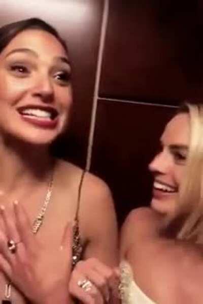 Gal Gadot and Margot Robbie