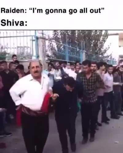 Shiva hit my boy with the fire dance moves