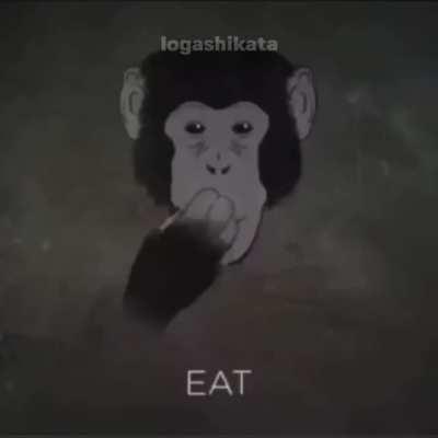 monke eats you