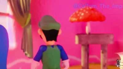 Luigi, that’s kinda fuckin’- *A snippet of Overdue plays* - Mario