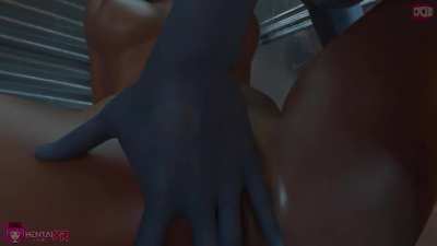 Liara Fingers Ashley (HentaiVR / VCHANSFM) [Mass Effect]