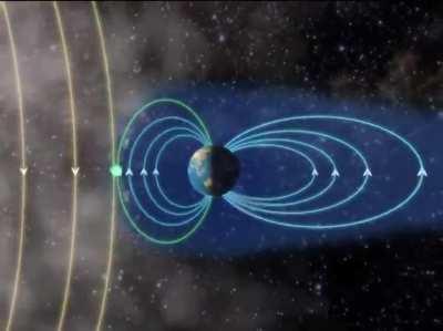 This is how an Aurora is formed.