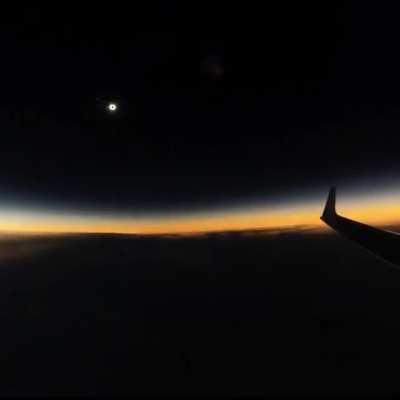 Solar Eclipse at 35,000 feet.