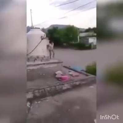 HMFT after I forgot I was on the roof