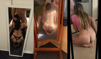 Mirror blowjob split screen PMV