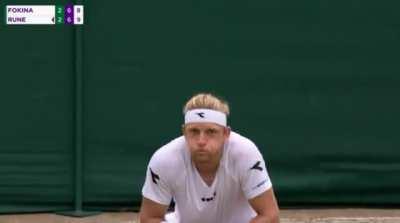 Davidovich Fokina hits under arm serve at 8-8 in final set tiebreak