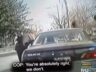 To seduce a cop.