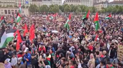 Thousands of protesters took to the streets of France in solidarity with Palestine, denouncing the ongoing Israeli genocide in Gaza.