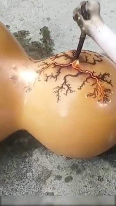 Electrifying a gourd