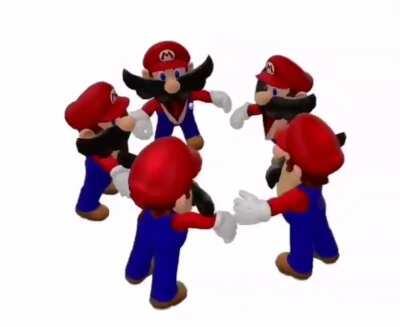 Spinning Mario Circle