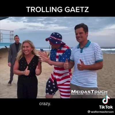 Matt Gaetz trolled for pedohilia