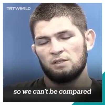 Khabib on being compared to Muhammad Ali