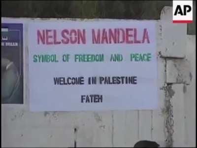 Nelson Mandela in Gaza: 'If violence is the only alternative, we will use violence'