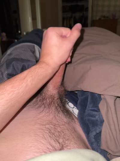 (m21) just a vid where I'm stroking my after-waking up at 3:30pm-wood