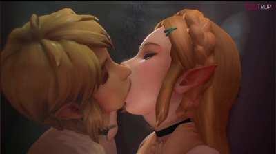 Link showing the meaning of true love with Zelda (FUGTRUP) [The Legend or Zelda]