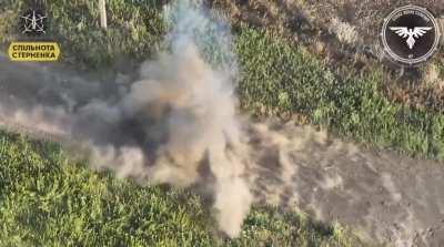 (UA) UAV Battalion &quot;Strike Drone Company&quot; of the 47th Mechanized Brigade Eliminated a Russian soldier with an FPV Kamikaze Drone, Before He Could Pull a Fast One. Avdiivka direction. (Published on July 5, 2024)