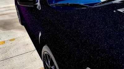 World's Blackest Paint and Sparkles Make a Car Look Like the Night Sky