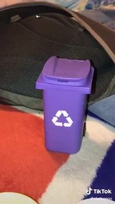 Wcgw putting a hamster in the recycling