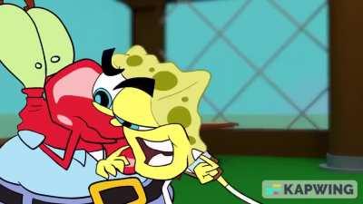 why u so men spongbeb?