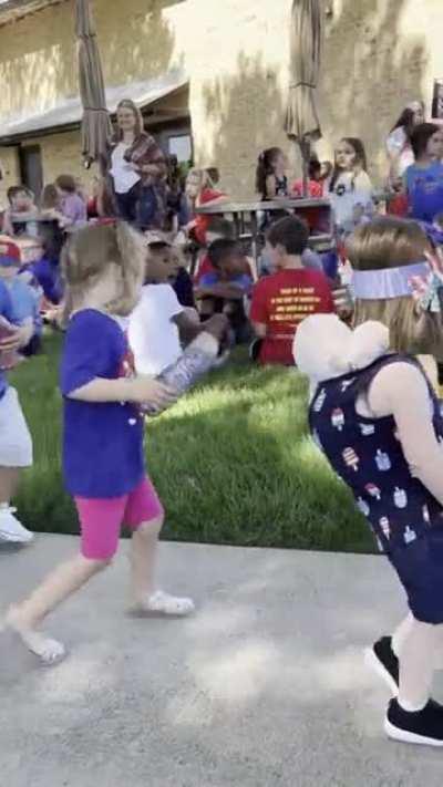 (OC) my daughter dances to the beat of her own drum!