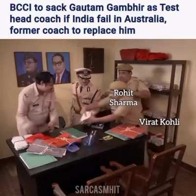 BCCI to sack GG as Test Head coach, if ICT Fails to perfrom in Australia, former coach to replace him 